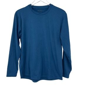 Barbell Clothing Blue Long Sleeve Top Shirt Performance Mens Medium